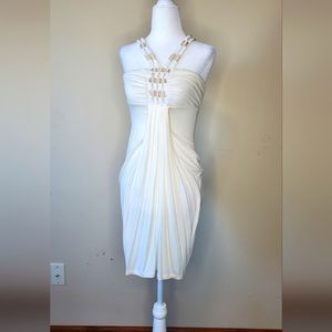 Bebe NWOT summer dress in ivory color, size XS